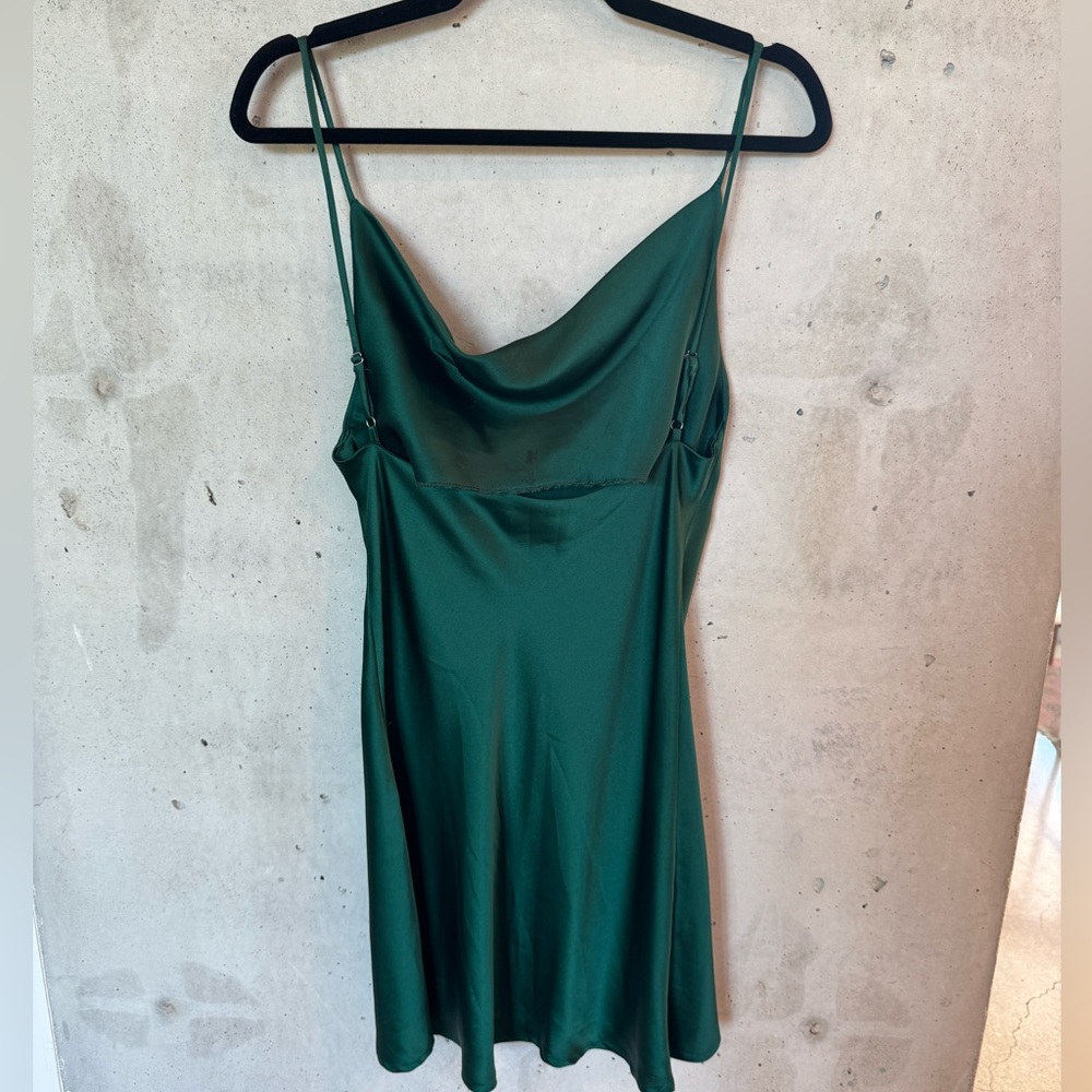 Slide Show Silky Mini Dress